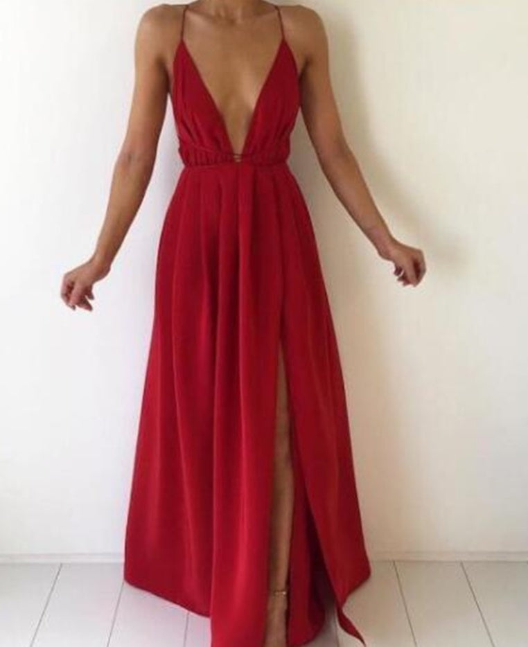 robe col V - Tatieonline