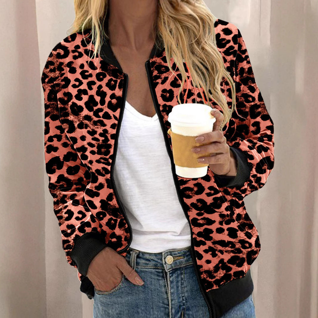 Veste zipper leopard - Tatieonline