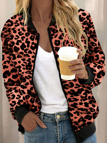 Veste zipper leopard - Tatieonline