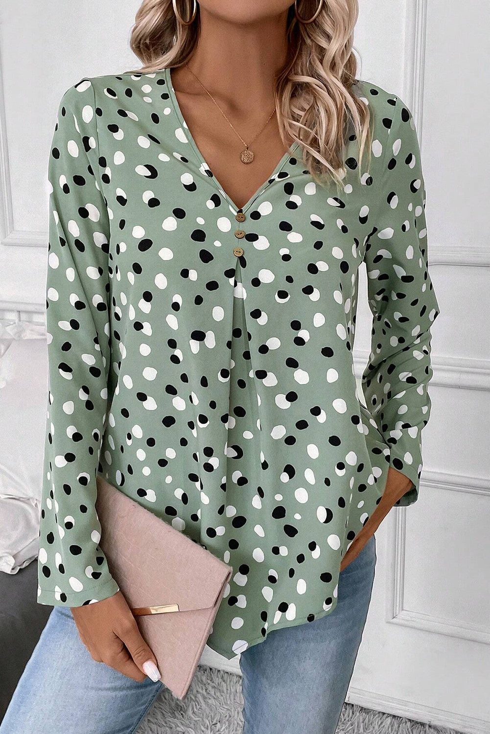 Blouse a pois - Tatieonline