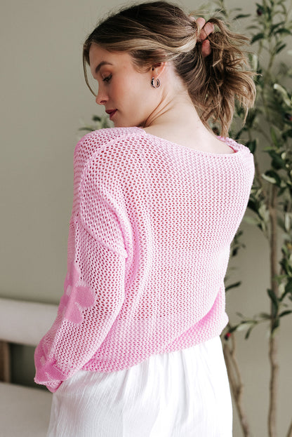 Pull  rose - Tatieonline
