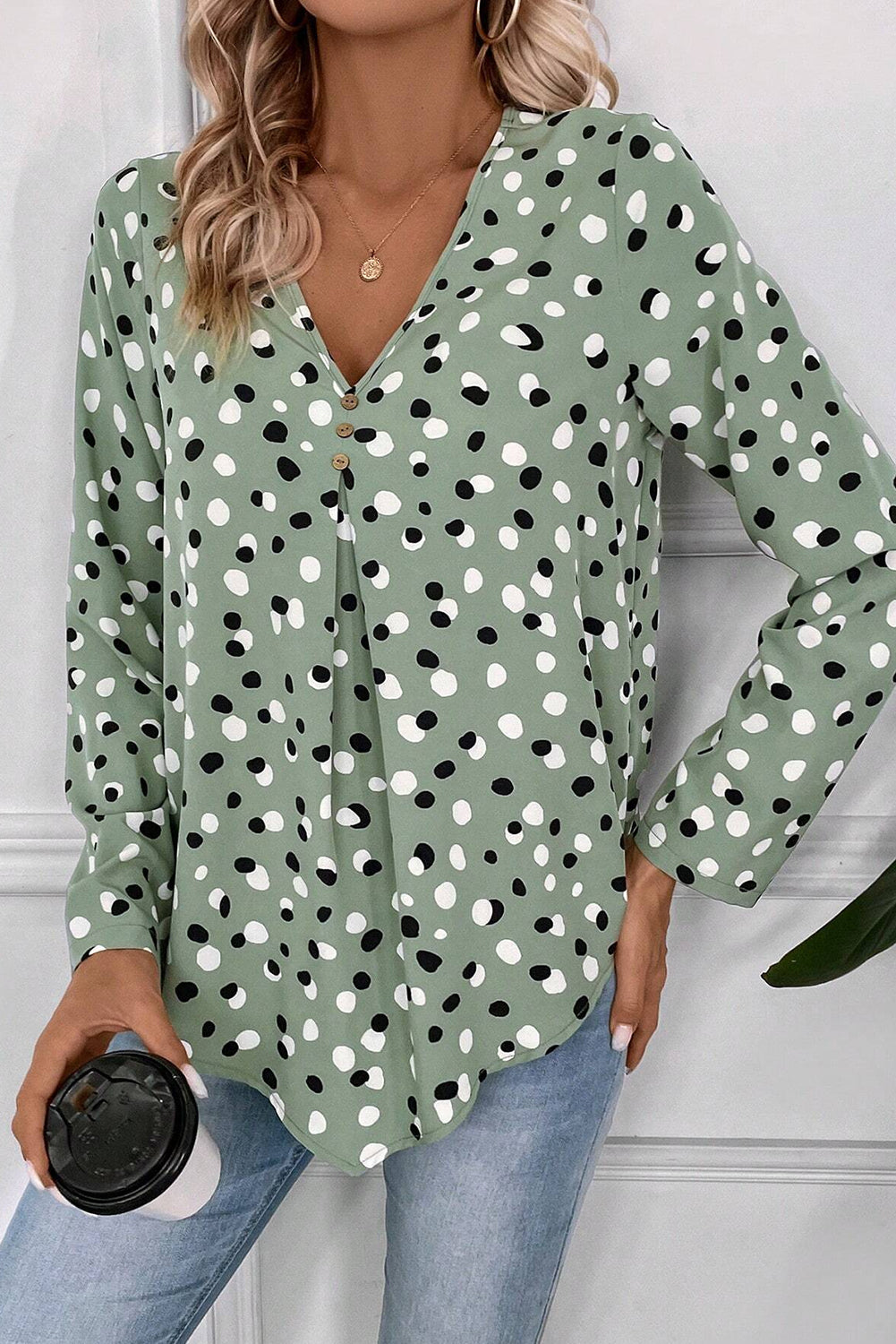 Blouse a pois - Tatieonline