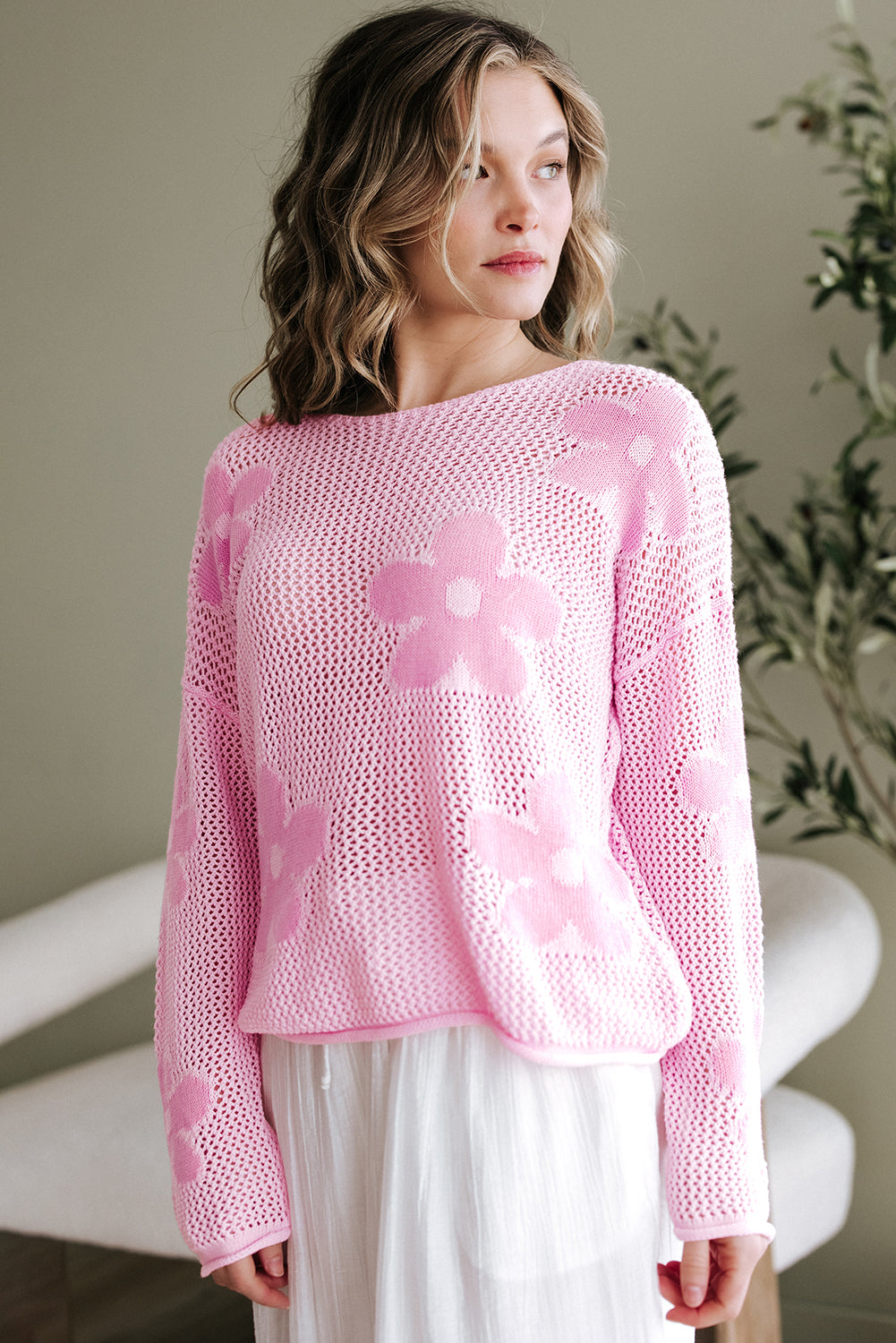 Pull  rose - Tatieonline