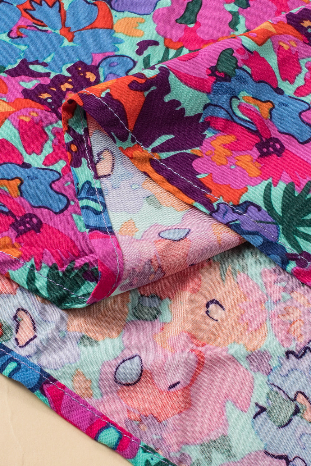 Robe bleu floral - Tatieonline