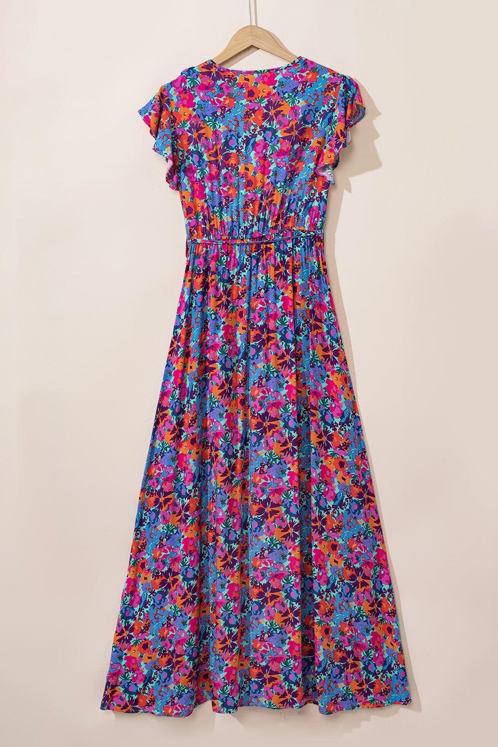 Robe bleu floral - Tatieonline