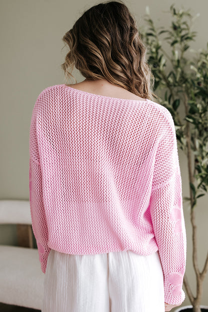 Pull  rose - Tatieonline