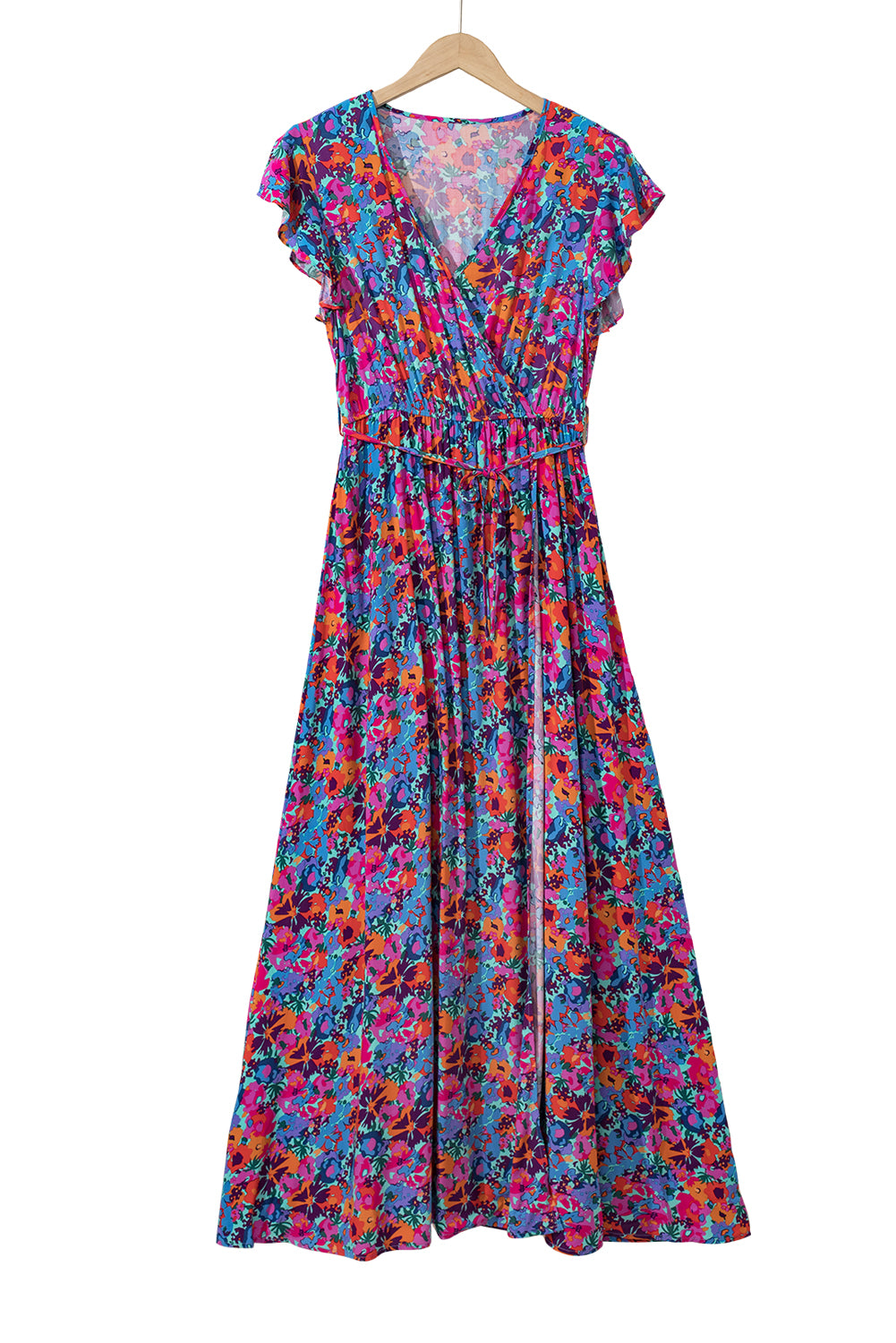 Robe bleu floral - Tatieonline