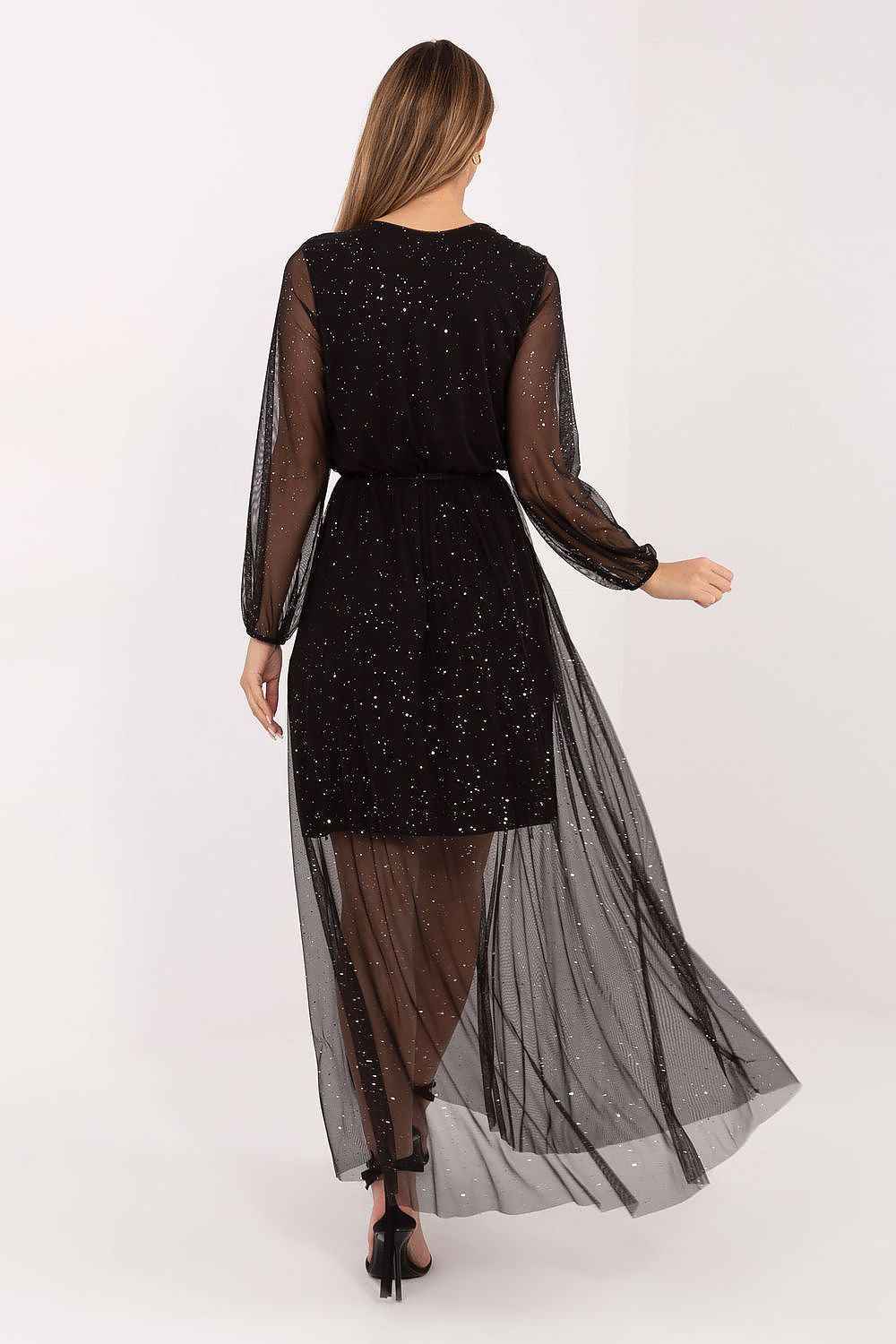 Robe longue strass