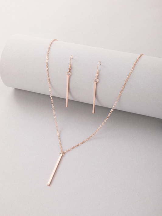 Set de bijoux rectangle - Tatieonline