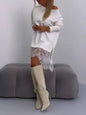Robe pull dentelle - Tatieonline